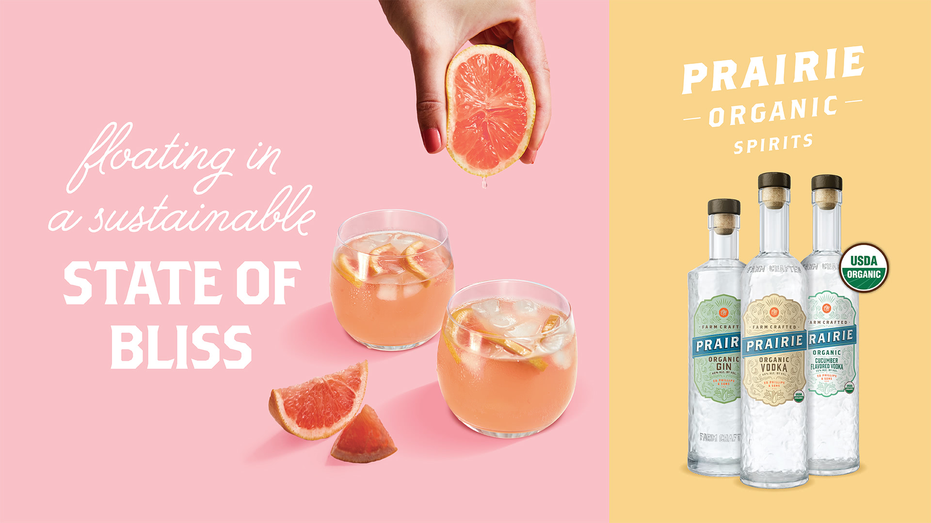 A cocktail with peaches