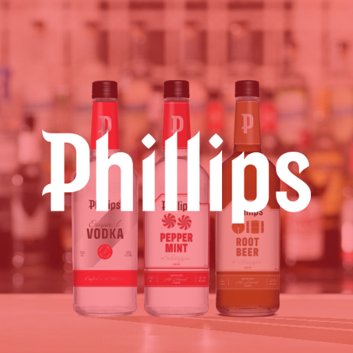 Phillip logo on a red background
